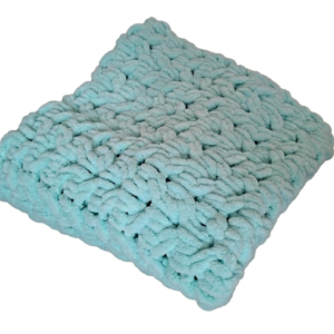 Rankų darbo sensorinis pledukas „Mėtų Gaiva“ – lengvumas ir ramybė Jūsų mažylio poilsiui